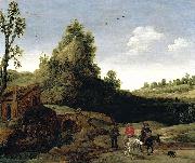 Esaias Van de Velde Landscape oil painting